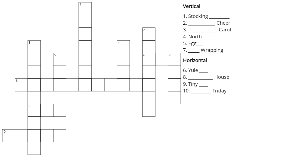 Holiday Word Association More Puzzles 